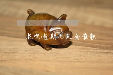 花呗逾期几天会催款 花呗逾期几天会催款
