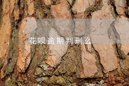 花呗逾期判刑么 花呗逾期判刑么