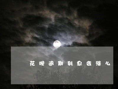 花呗逾期利息会涨么 花呗逾期利息会涨么