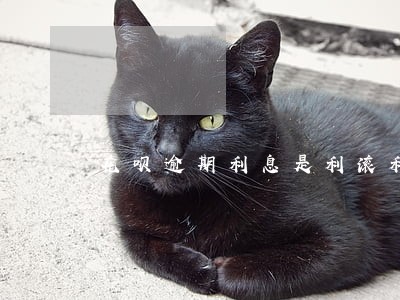花呗逾期利息是利滚利吧 花呗逾期利息是利滚利吧