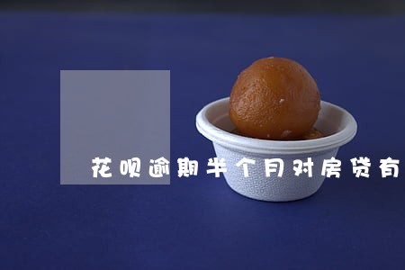 花呗逾期半个月对房贷有影响吗 花呗逾期半个月对房贷有影响吗