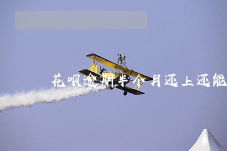 花呗逾期半个月还上还能用么 花呗逾期半个月还上还能用么