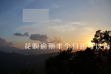 花呗逾期半个月还可以再用吗 花呗逾期半个月还可以再用吗