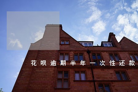 花呗逾期半年一次性还款 花呗逾期半年一次性还款