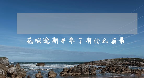 花呗逾期半年了有什么后果 花呗逾期半年了有什么后果