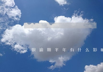 花呗逾期半年有什么影响 花呗逾期半年有什么影响