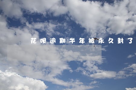 花呗逾期半年被永久封了吗 花呗逾期半年被永久封了吗