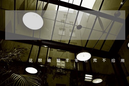 花呗逾期半年还完不给用 花呗逾期半年还完不给用