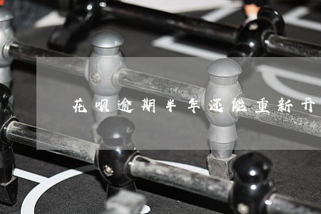花呗逾期半年还能重新开通吗 花呗逾期半年还能重新开通吗
