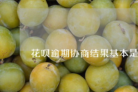 花呗逾期协商结果基本是什么 花呗逾期协商结果基本是什么
