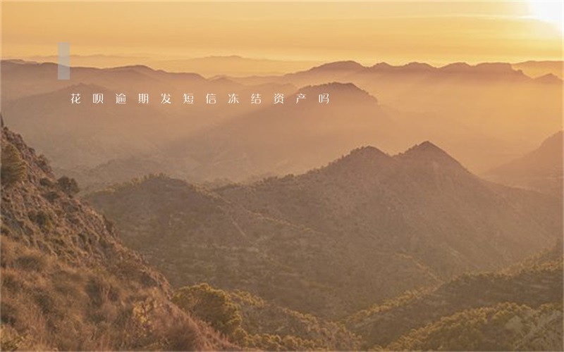 花呗逾期发短信冻结资产吗