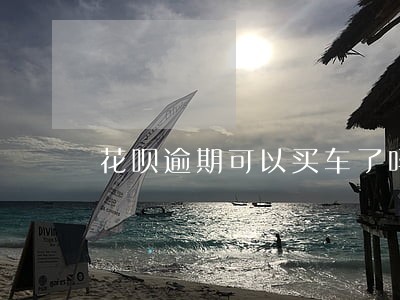 花呗逾期可以买车了吗 花呗逾期可以买车了吗