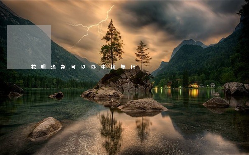 花呗逾期可以办中国银行 花呗逾期可以办中国银行
