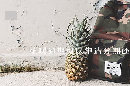 花呗逾期可以申请分期还款吗 花呗逾期可以申请分期还款吗