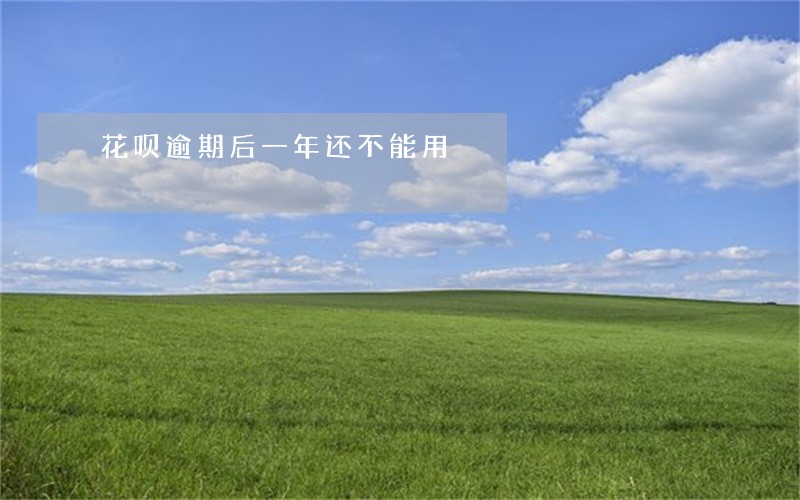 花呗逾期后一年还不能用 花呗逾期后一年还不能用