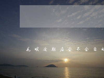 花呗逾期后会不会自动扣款 花呗逾期后会不会自动扣款