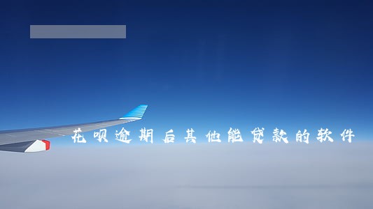 花呗逾期后其他能贷款的软件