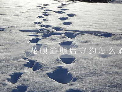 花呗逾期后守约怎么消除 花呗逾期后守约怎么消除