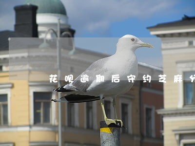 花呗逾期后守约芝麻分长得慢 花呗逾期后守约芝麻分长得慢