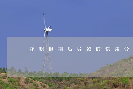 花呗逾期后导致的信用分下降