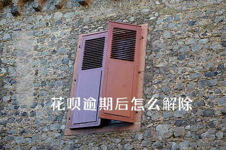 花呗逾期后怎么解除 花呗逾期后怎么解除