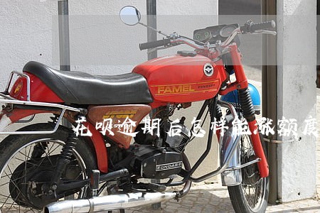 花呗逾期后怎样能涨额度 花呗逾期后怎样能涨额度
