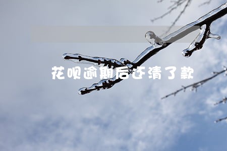 花呗逾期后还清了款