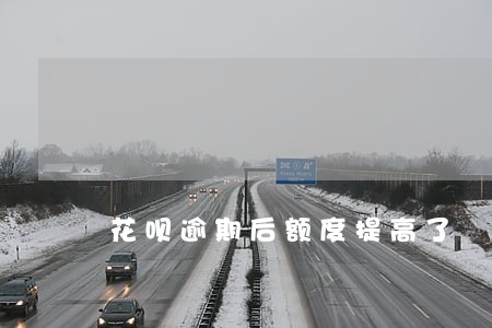 花呗逾期后额度提高了 花呗逾期后额度提高了