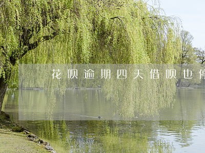 花呗逾期四天借呗也停了 花呗逾期四天借呗也停了