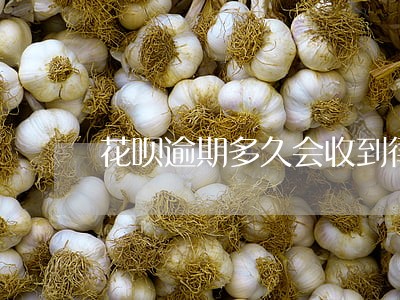 花呗逾期多久会收到律师短信 花呗逾期多久会收到律师短信