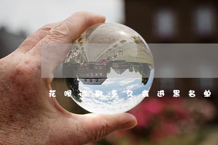 花呗逾期多久会进黑名单