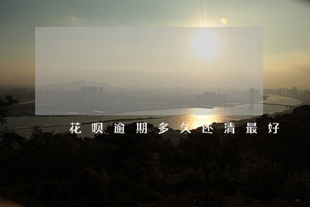 花呗逾期多久还清最好 花呗逾期多久还清最好