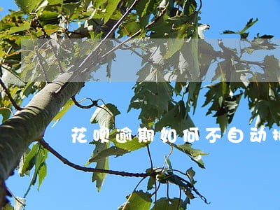 花呗逾期如何不自动扣款 花呗逾期如何不自动扣款