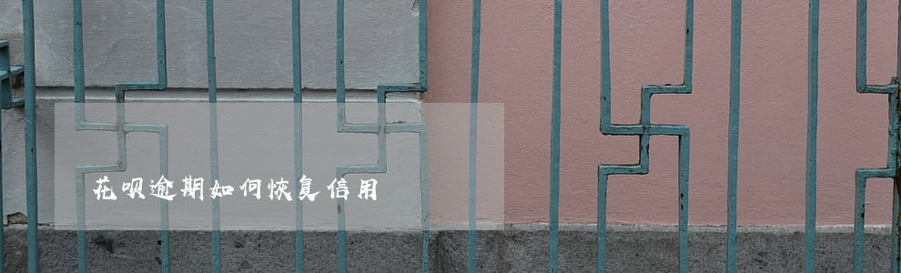 花呗逾期如何恢复信用 花呗逾期如何恢复信用