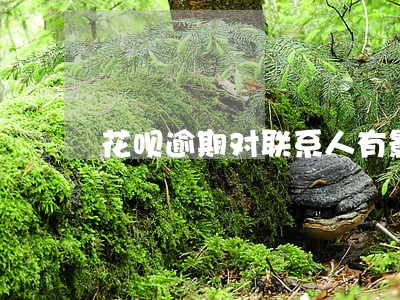 花呗逾期对联系人有影响吗 花呗逾期对联系人有影响吗
