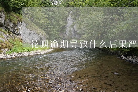 花呗逾期导致什么后果严重 花呗逾期导致什么后果严重