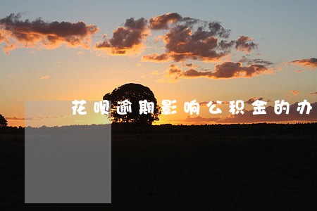 花呗逾期影响公积金的办理吗 花呗逾期影响公积金的办理吗
