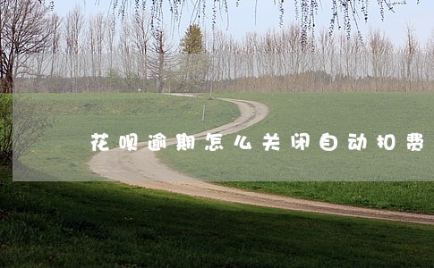 花呗逾期怎么关闭自动扣费 花呗逾期怎么关闭自动扣费