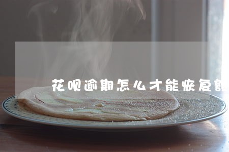 花呗逾期怎么才能恢复额度 花呗逾期怎么才能恢复额度
