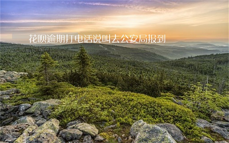 花呗逾期打电话说叫去公安局报到 花呗逾期打电话说叫去公安局报到
