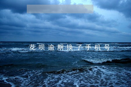 花呗逾期换了手机号