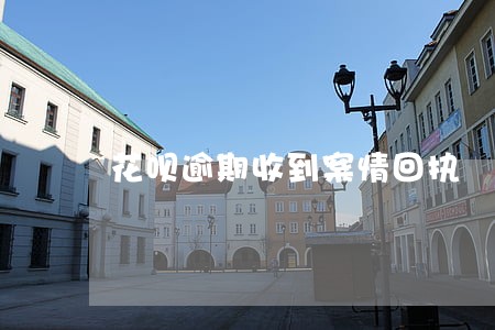 花呗逾期收到案情回执