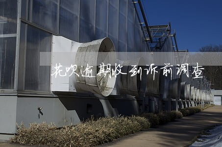 花呗逾期收到诉前调查 花呗逾期收到诉前调查