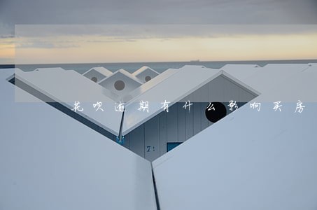 花呗逾期有什么影响买房吗 花呗逾期有什么影响买房吗