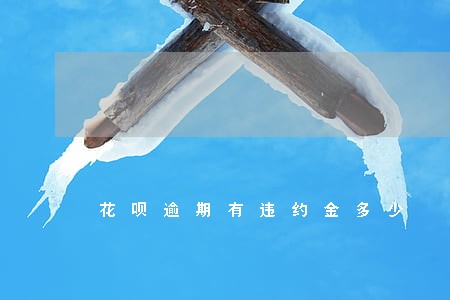 花呗逾期有违约金多少 花呗逾期有违约金多少