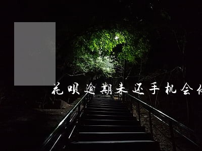 花呗逾期未还手机会停机吗 花呗逾期未还手机会停机吗