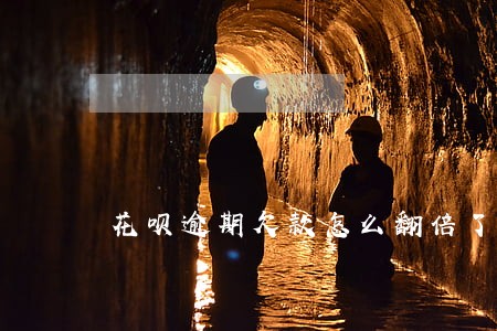 花呗逾期欠款怎么翻倍了 花呗逾期欠款怎么翻倍了