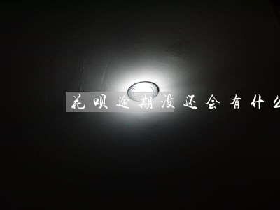 花呗逾期没还会有什么坏后果 花呗逾期没还会有什么坏后果