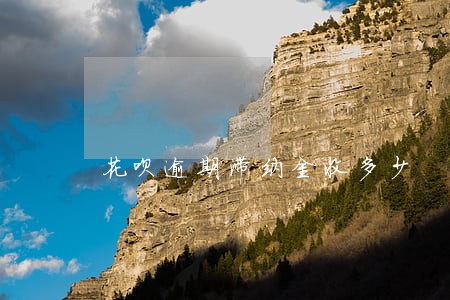 花呗逾期滞纳金收多少 花呗逾期滞纳金收多少