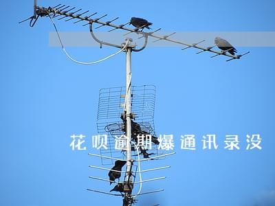 花呗逾期爆通讯录没 花呗逾期爆通讯录没